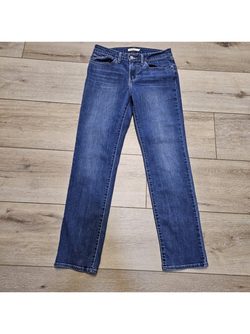 Levi's 712 Slim Jeans Womens 30x32 Blue Medium Wash Stretch Denim